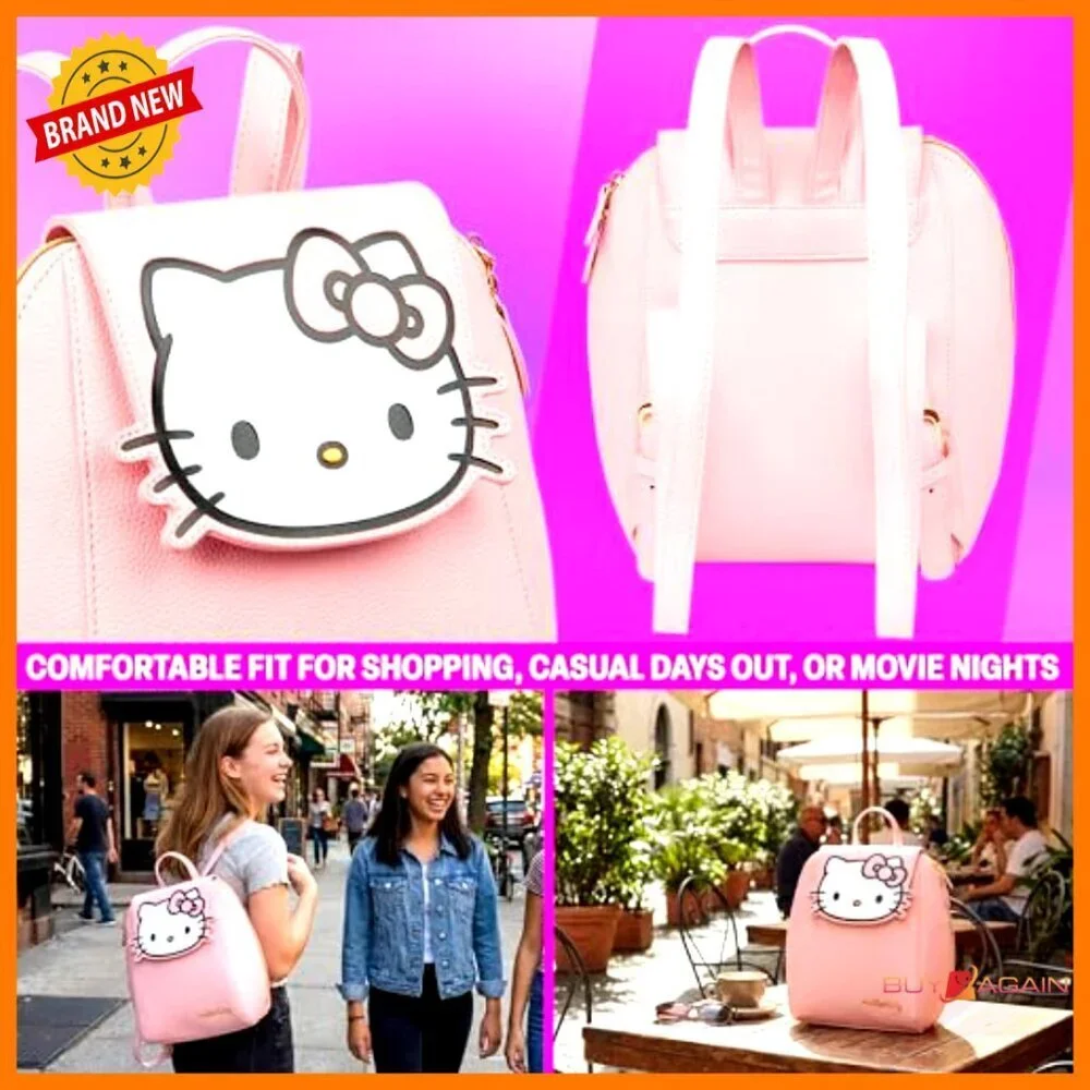 Mini PU Leather Backpack with Adjustable Straps, 5L Capacity Daypack for Women